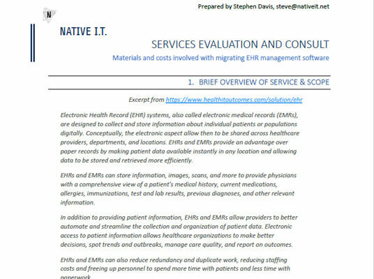 I.T. Consulting — Jeter Chiropractic